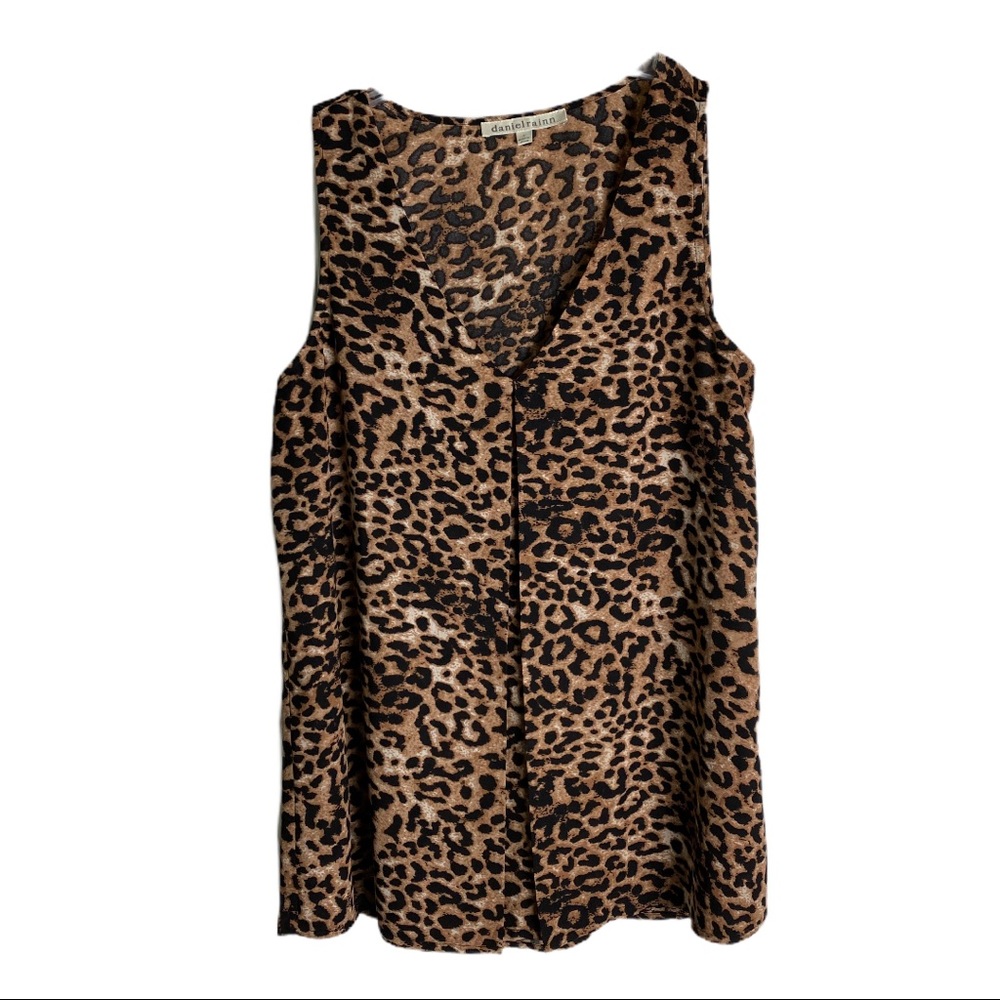 DANIEL RAINN  Leopard Career Sleeveless Top